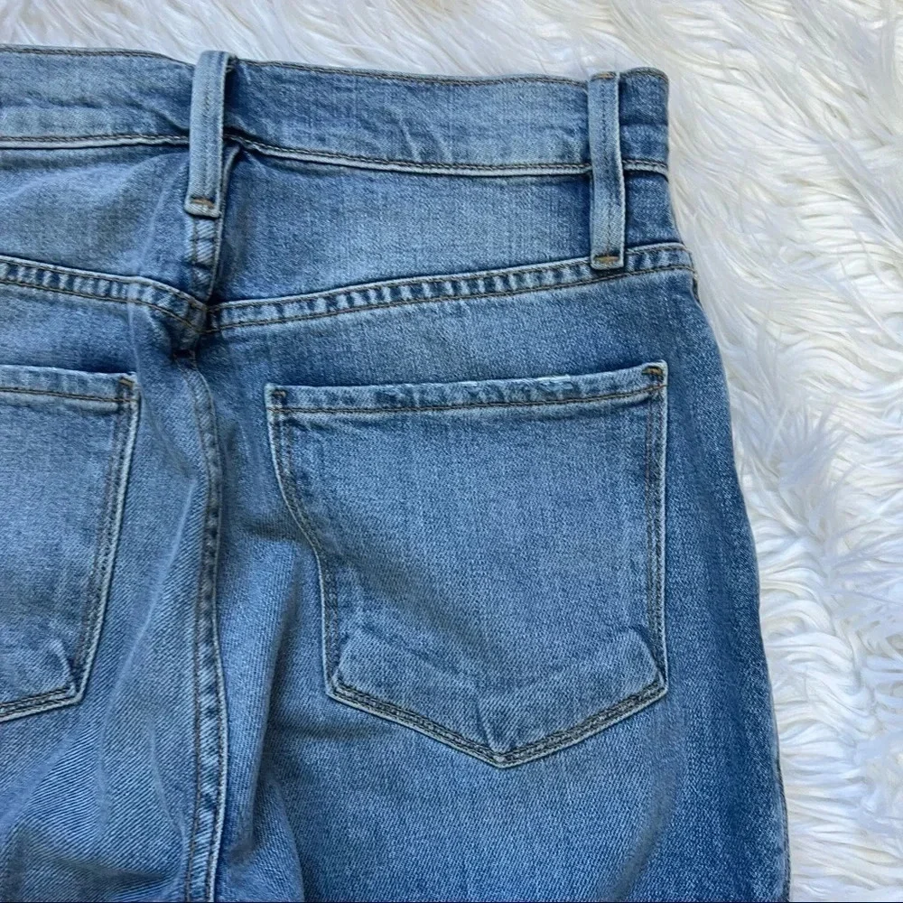 NWOT FRAME Le Sylvie Slender Straight Leg Jeans Alamitos Denim Casual Women’s 25